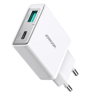 Cargador Joyroom Super Slim 20W con USB-C y USB-A