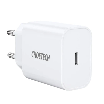 Cargador Choetech USB Tipo-C 20W - Compra en Línea