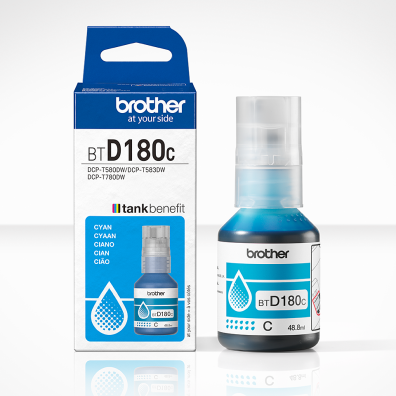 CARTUCHO DE TINTA CIAN BROTHER BOTELLA BTD180C