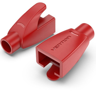 FUNDA PROTECTORA RJ45 ROJO VENTION (100 Unidades)