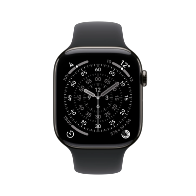 APPLE WATCH SERIES 11 TITANIO PIZARRA GPS+CELL 42mm CORREA NEGRA S/M