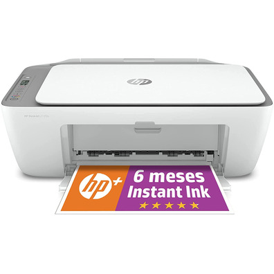 Impresora Multifunción HP Deskjet 2720e Wifi/Fax Blanca