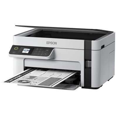 Impresora Recargable Monocromo Multifunción Epson Ecotank ET-M2120 WiFi Blanca