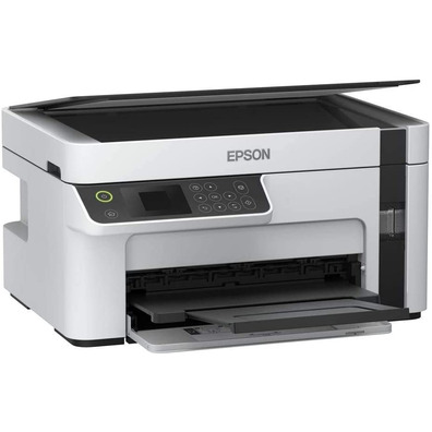 Impresora Recargable Monocromo Multifunción Epson Ecotank ET-M2120 WiFi Blanca