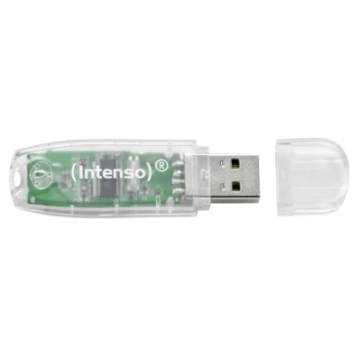 Memoria USB 32 GB Intenso Rainbow Line 2.0 Transparente