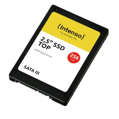 Disco Duro Intenso Top 256 GB SATA III 2,5" 3D NAND Negro/Blanco