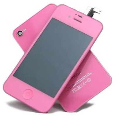 Reparación Carcasa Completa iPhone 4 Rosa