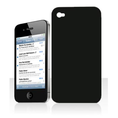 Carcasa Rígida Negra - iPhone 4