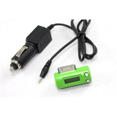 FM Radio Transmitter (Verde) - iPhone/iPod Nano Video 1st/2nd/3r