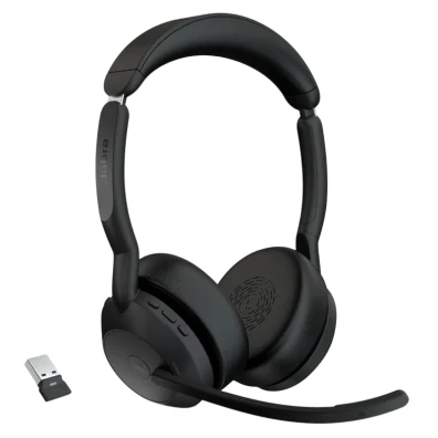 Jabra Evolve2 55 MS Stereo ANC Auriculares con USB-A
