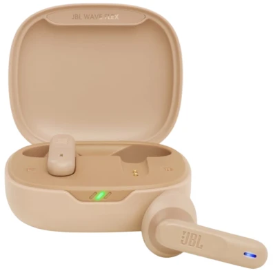 JBL Wave Flex Beige - Auriculares Bluetooth - Beige
