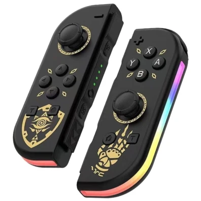 Mando J-C Set Izq/Dcha Black T2 con RGB - Gamepads OEM