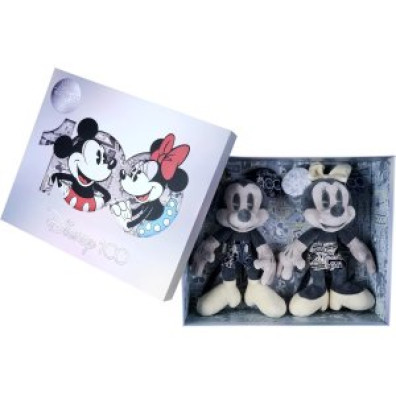 Juguete Simba Toys Mickey y Minnie Mouse Coleccionista Peluche - Caja de Regalo
