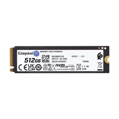SSD Kingston Technology KC3000 M.2 2280 512 GB PCIe 4.0 NVMe TLC - Alta Velocidad de Almacenamiento
