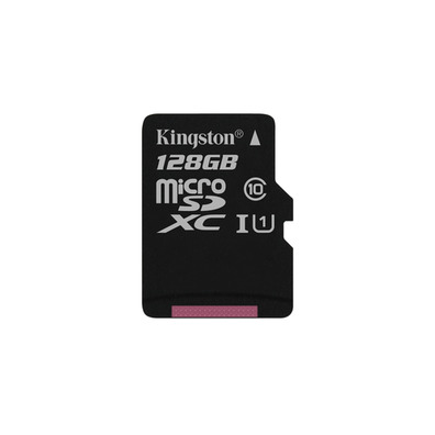 Kingston 128gb microsdxc canvas select 80r cl10 uhs-i single