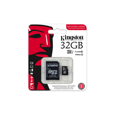 Kingston MicroSDHC 32Gb uhs-i Clase 10 + Adaptador SD