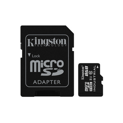 Kingston MicrosdHC 8Gb uhs-i Clase 10 + Adaptador SD