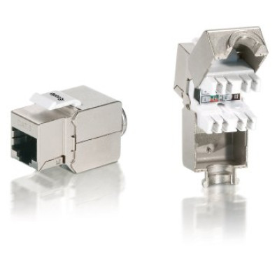 CONECTOR HEMBRA RJ45 FTP CAT6 - KIT 8 UDS PANEL KEYSTONE EQUIP