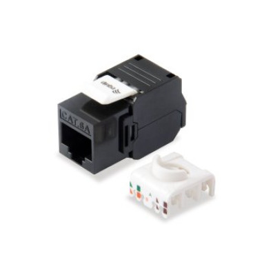 CONECTOR HEMBRA RJ45 UTP CAT6A PANEL KEYSTONE TOOL FREE - KIT 8 UDS