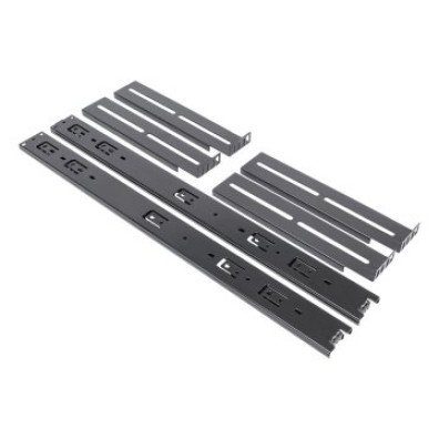 Kit de Raíles UNYKAch 52094 para Caja Rack 1U a 4U Acero Pintado Negro Sistema Telescópico