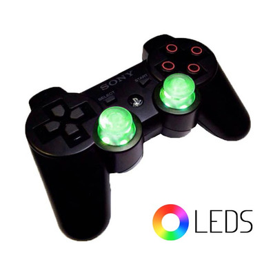 Kit LEDS + Joysticks Transparentes (Dualshock 4)