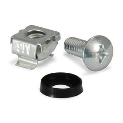 Kit de Tornillería M6 para Armario Rack 19" - Marca Equip (4 Unidades)