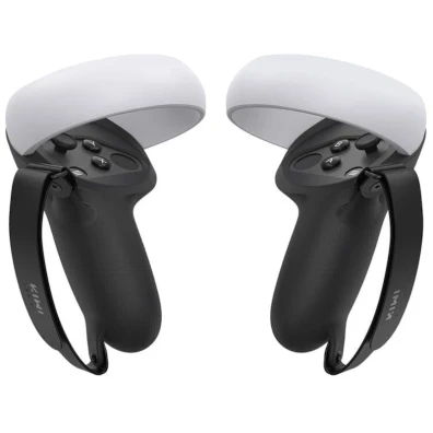 Fundas protectoras Kiwi Design Q1 PRO-2 con asa para Meta Quest 2 en Negro