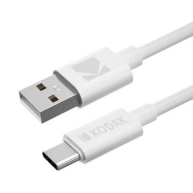 Cable USB-A a USB-C 1M Blanco Kodak