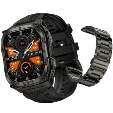 Smartwatch  Kospet Tank T4 Special Edition 1,43" AMOLED 15 días GPS 10 ATM Black