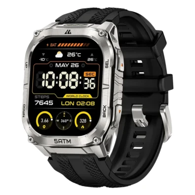 Smartwatch Kospet Tank M4C Plata - Innovador y Estilizado