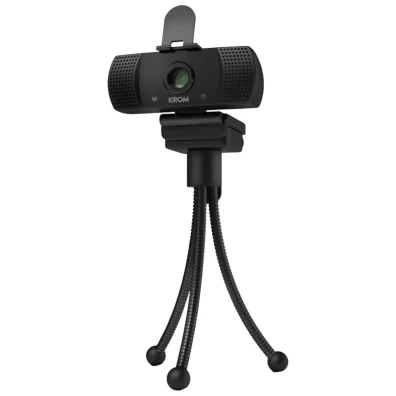 Webcam Krom Kam 1080P HD - Modelo de Cámara Web de Alta Definición