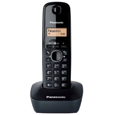 Panasonic KX-TG1611 Negro - Teléfono inalámbrico DECT