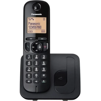 Panasonic KX-TGC250SPW Teléfono Inalámbrico Negro