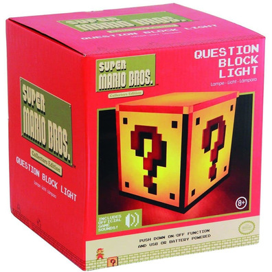 Lámpara USB Super Mario Bros Question Block