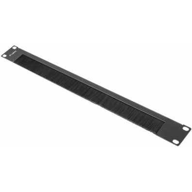 Lanberg AK-1103-B. Panel cepillo para entrada cable 19" 1U