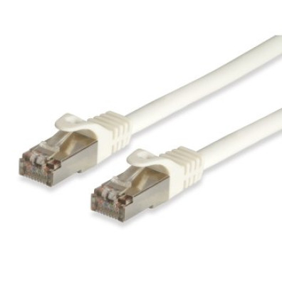LATIGUILLO APANTALLADO CAT.6A PRO S/FTP LSOH 15M COLOR BLANCO - Marca EQUIP