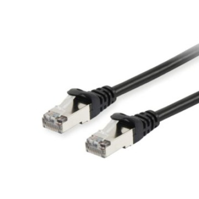 LATIGUILLO APANTALLADO CAT.6A S/FTP LSOH 3M COLOR NEGRO - Marca Equip