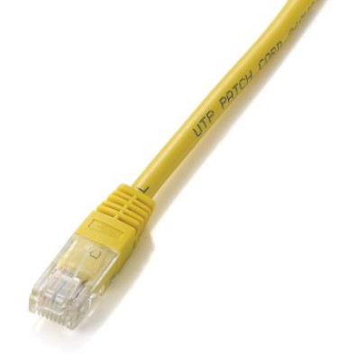 LATIGUILLO CATEGORÍA 5e U/UTP 2M AMARILLO - EQUIP