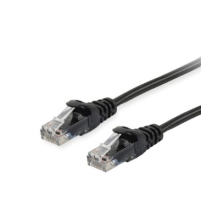 Latiguillo de Red U/UTP Cat. 6 0.5m Negro