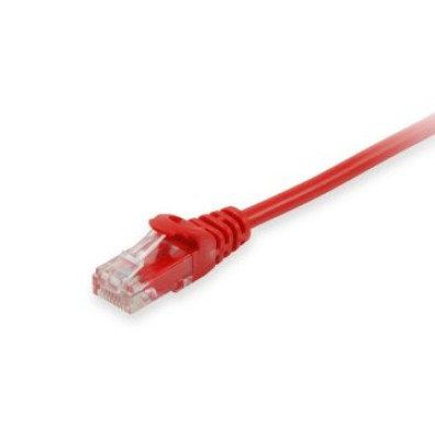 LATIGUILLO RED 10M COLOR ROJO U/UTP CATEGORIA 6A LIBRE HALOGENOS LSOH