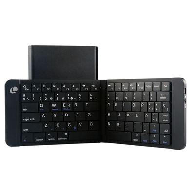 Leotec Teclado Mini Bluetooth Plegable con Batería Negro