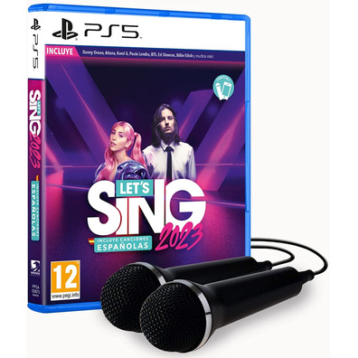 Let's Sing 2023 + 2 Micrófonos PS5