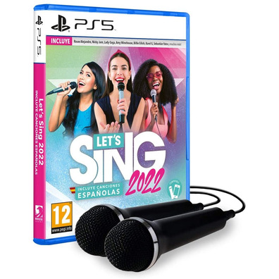 Let's Sings 2022 + 2 Micrófonos PS5