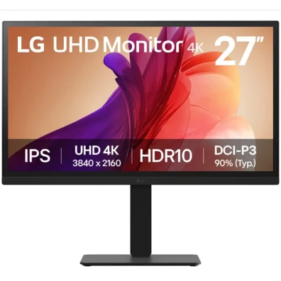 LG 27BA45U-B Pantalla para PC 27" 4K Ultra HD Negro 3840 x 2160 Pixeles