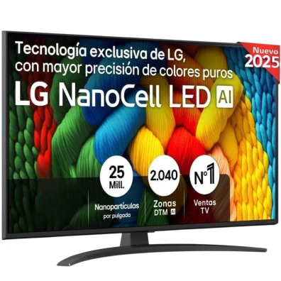 LG AI 43NANO81A6A 43 4K Ultra HD NanoCell Smart TV Negro