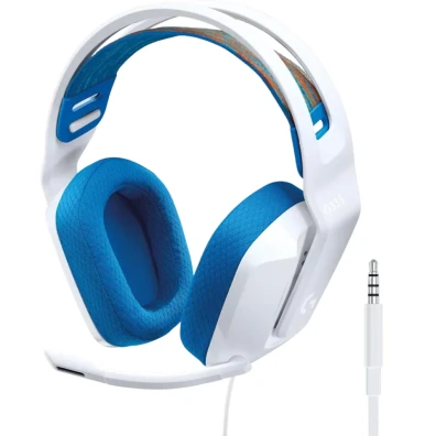 LOGITECH G335: Auriculares Diadema Blanco con Transductores 40mm - Multiplataforma