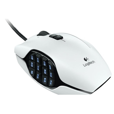 Logitech G600 MMO Gaming Mouse Blanco