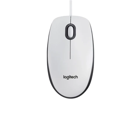 Logitech M100 Blanco - Ratón USB con 1000 DPI