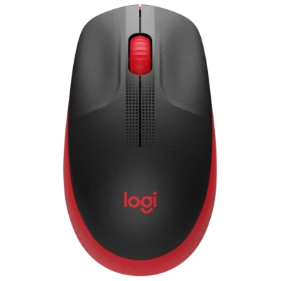 Ratón Logitech M190 Negro/Rojo con 1000 DPI - Compra Online