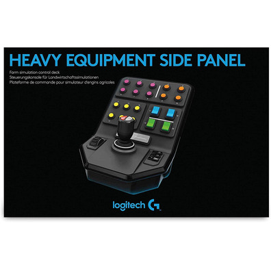 Logitech Panel de Control Heavy Equipment Side Panel Farming Simulator